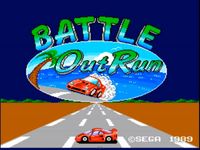 une photo d'Ã©cran de Battle Outrun sur Sega Master System